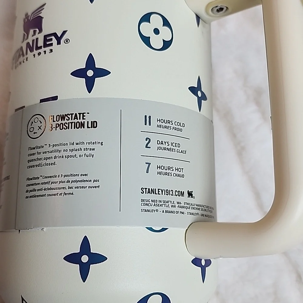 White Stanley Quencher H2.0 Tumbler - Picture 7 of 8
